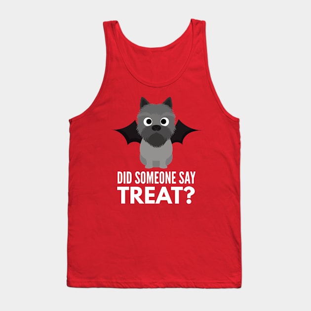 Skye Terrier Halloween Trick or Treat Tank Top by DoggyStyles